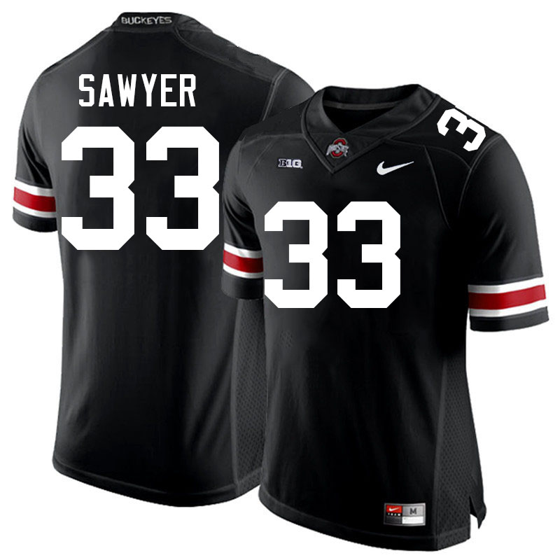 Jack Sawyer Ohio State Buckeyes Jersey College Football Uniforms-Black